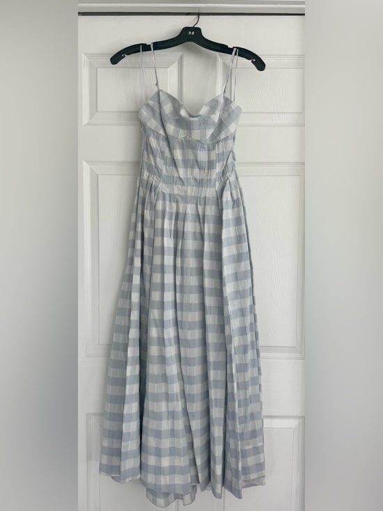 Simkhai Dresses & Skirts - NWT SIMKHAI Periwinkle Sky Multi Gingham Midi Dress | Size 2 | $545 Retail